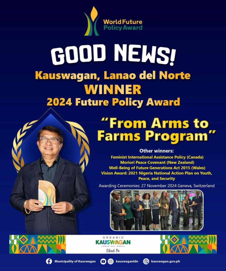 From Arms to Farms Program wins 2024 Future Policy Award